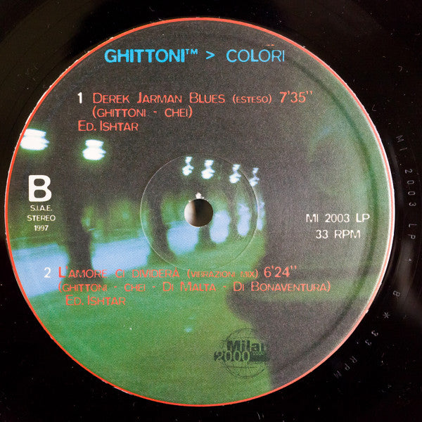 Stefano Ghittoni : Colori (Versione Strumentale) (2x12")