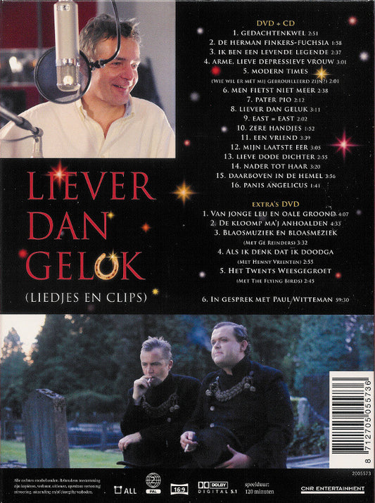 Herman Finkers : Liever Dan Geluk (DVD-V, PAL + CD)