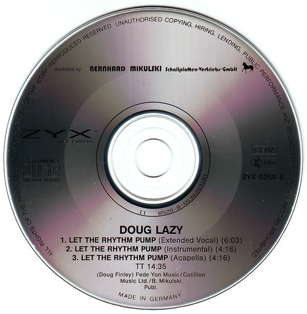 Doug Lazy : Let The Rhythm Pump (CD, Maxi)