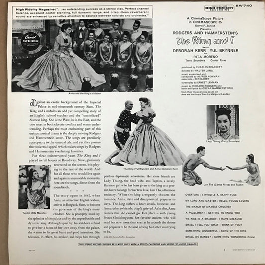 Rodgers & Hammerstein : The King And I (LP, Album, RE)