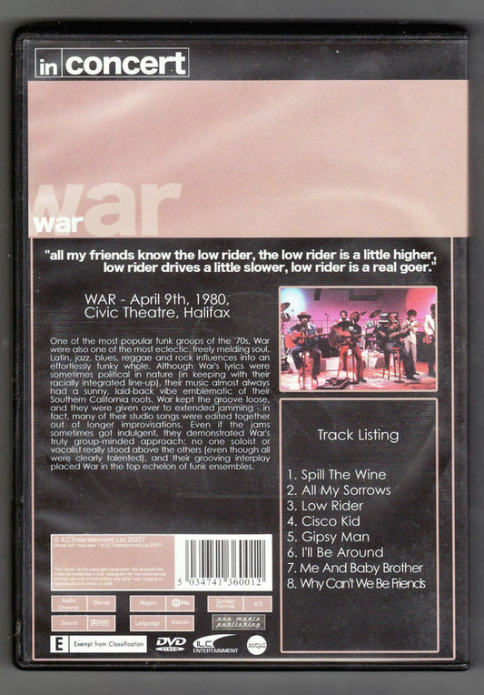 War : In Concert (DVD-V)