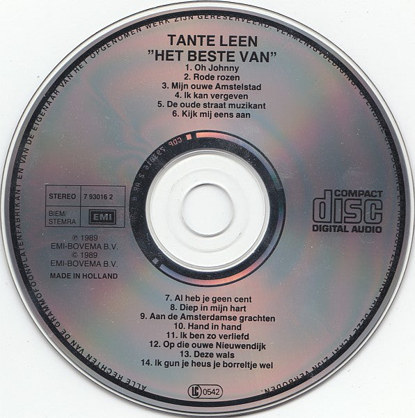 Tante Leen : Het Beste Van (CD, Comp)