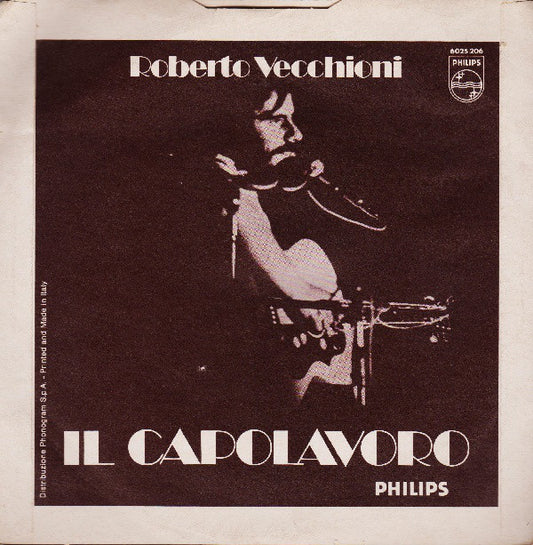 Roberto Vecchioni : Stranamore (Pure Questo È Amore) (7")