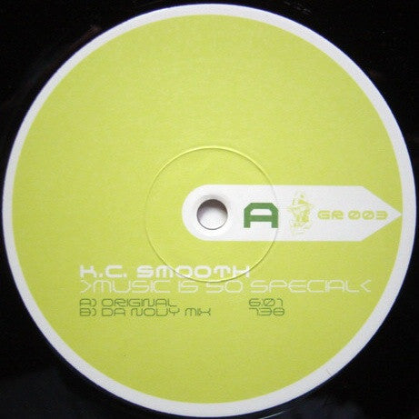 K.C. Smooth : Music Is So Special (12")