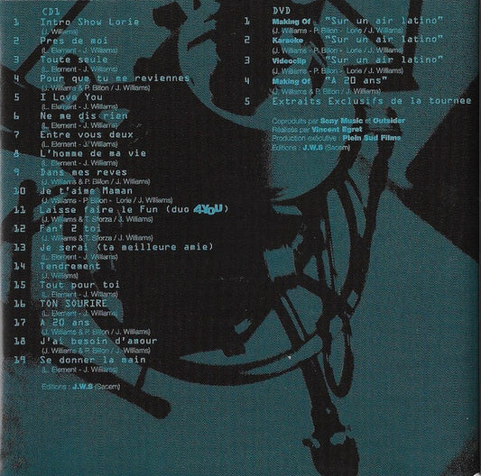 Lorie : Live Tour (CD, Album + DVD-V, PAL)