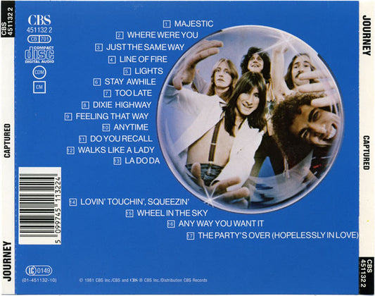 Journey : Captured (CD, Album, RE)