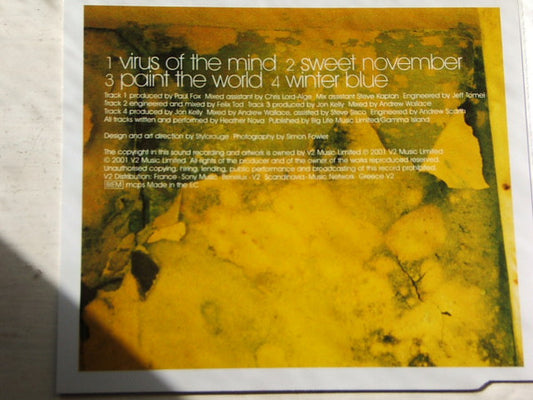 Heather Nova : Virus Of The Mind (CD, Single)