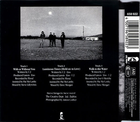 U2 : With Or Without You (CD, Single)