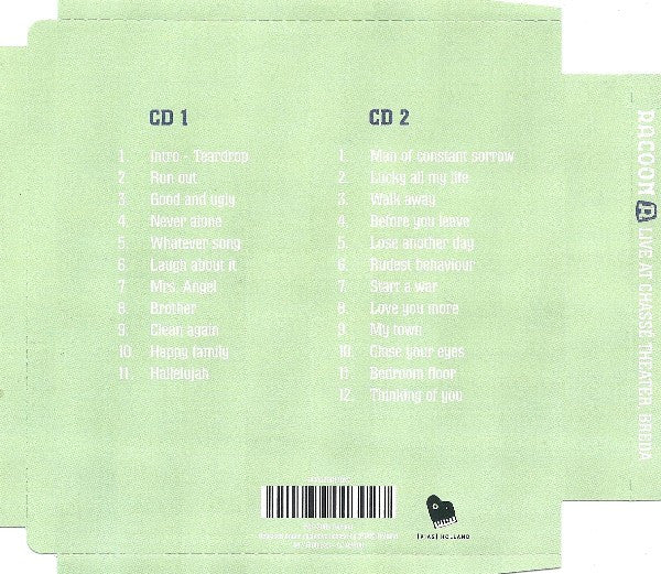 Racoon (4) : Live At Chassé Theater, Breda (2xCD, Album, Sup)