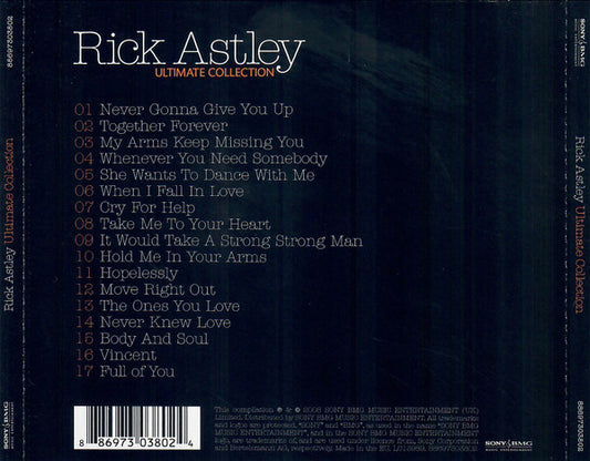 Rick Astley : Ultimate Collection (CD, Comp)