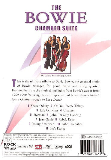 The Classic Rock String Quartet : The Bowie Chamber Suite (DVD-V)