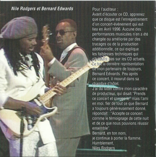 Chic : Live At The Budokan (CD, Album)