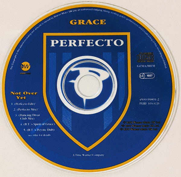 Grace : Not Over Yet (CD, Single)