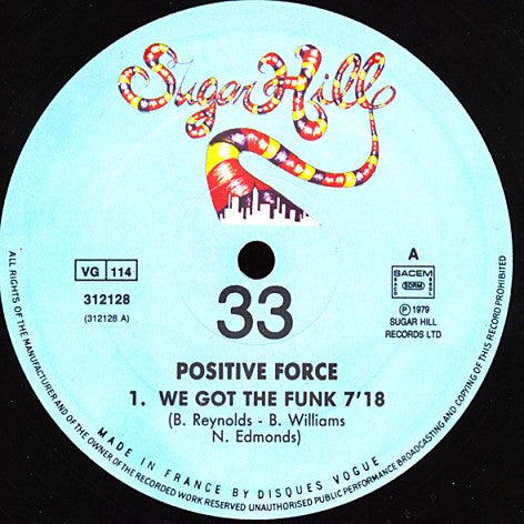 Positive Force : We Got The Funk (12", Single, RE)