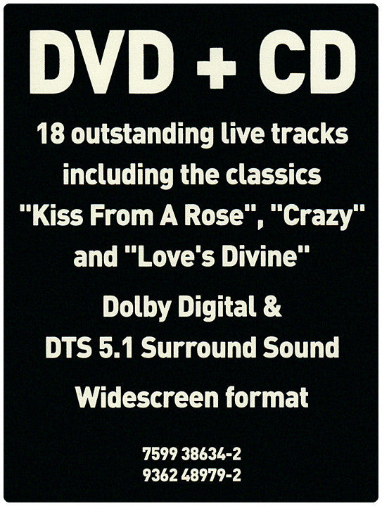 Seal : Live In Paris (DVD-V, PAL + CD, Album)