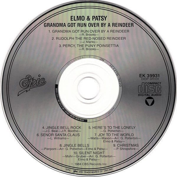 Elmo And Patsy : Grandma Got Run Over By A Reindeer (CD, Album, RE, Son)