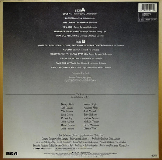 Various : Radio Days – Selections From The Original Soundtrack Of The Motion Picture (LP, Comp)