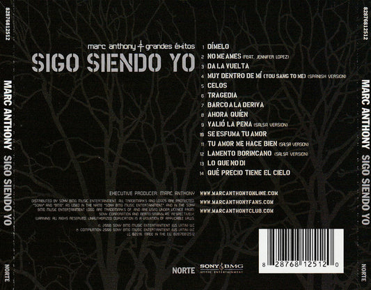 Marc Anthony : Sigo Siendo Yo (Grandes Éxitos) (CD, Comp)