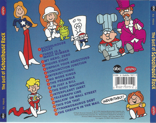 Various : The Best Of Schoolhouse Rock (CD, Comp)