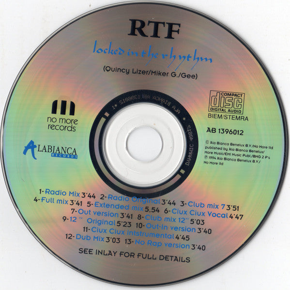 RTF : Locked In The Rhythm (CD, Maxi)
