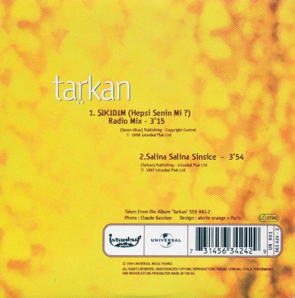 Tarkan : Şıkıdım (Hepsi Senin Mi?) (CD, Single)