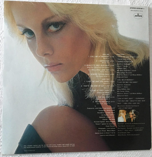 Cherie Currie : Beauty's Only Skin Deep (LP, Album)