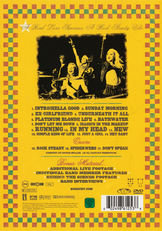 No Doubt : Rock Steady Live (DVD-V, PAL, DTS)