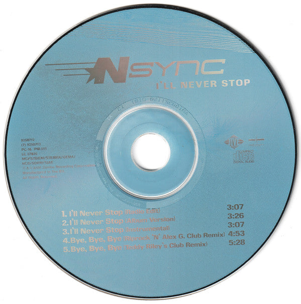 *NSYNC : I'll Never Stop (CD, Maxi)