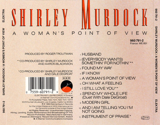 Shirley Murdock : A Woman's Point Of View (CD, Album)