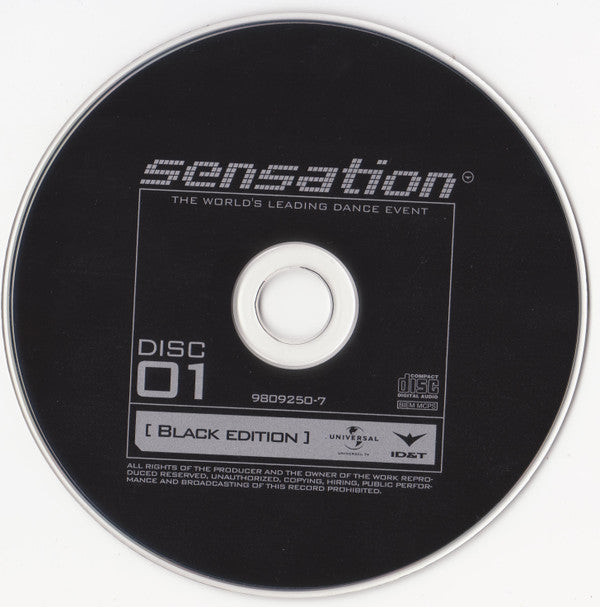 Various : Sensation 2003 - Black Edition (2xCD, Mixed)