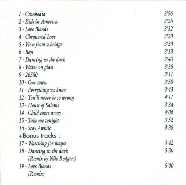 Kim Wilde : Love Blonde - The Best Of Kim Wilde (CD, Comp, RE)