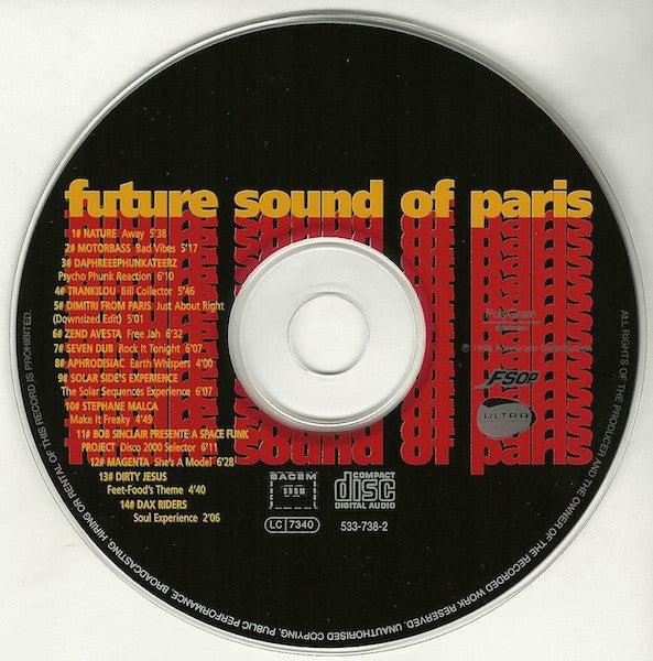 Various : Future Sound Of Paris (CD, Comp)