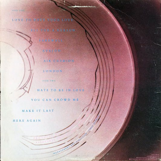 Alessi : All For A Reason (LP, Album)