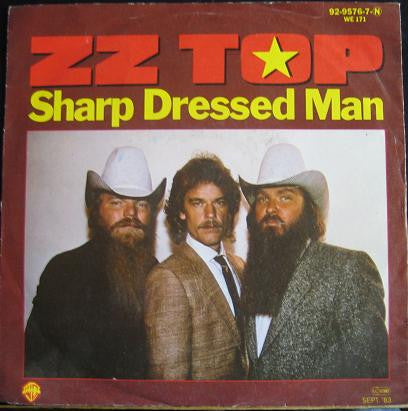 ZZ Top : Sharp Dressed Man (7", Single)