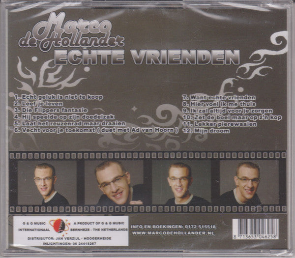 Marco De Hollander : Echte Vrienden (CD, Album)