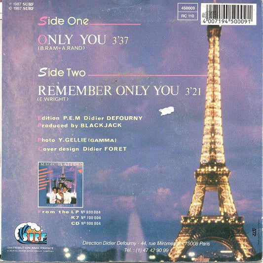 The Magic Platters : Only You (7", Single)