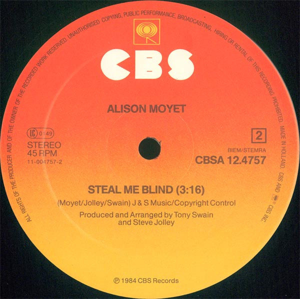 Alison Moyet : All Cried Out (12", Maxi)