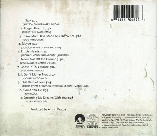 Alison Krauss : Forget About It (CD, Album)