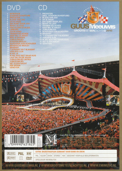 Guus Meeuwis : Groots Met Een Zachte G 2010 - DVD & Bonus CD (DVD + CD)