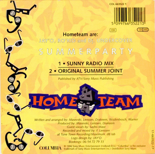 Hometeam : Summerparty (CD, Single)