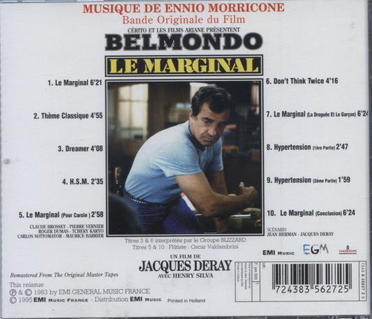 Ennio Morricone : Le Marginal (Bande Originale Du Film) (CD, Album, RE, RM)