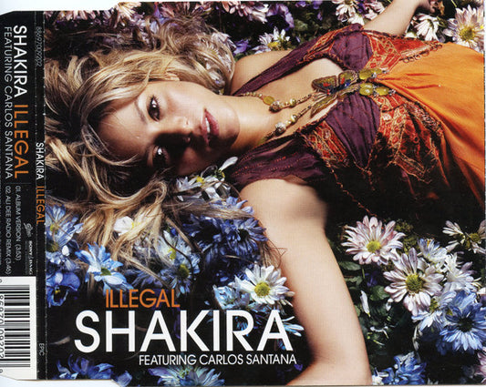 Shakira Featuring Carlos Santana : Illegal (CD, Single)