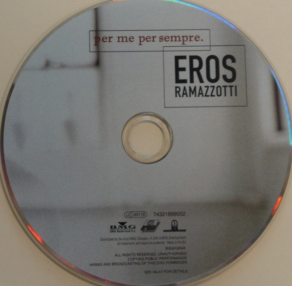 Eros Ramazzotti : Per Me Per Sempre (CD, Single)