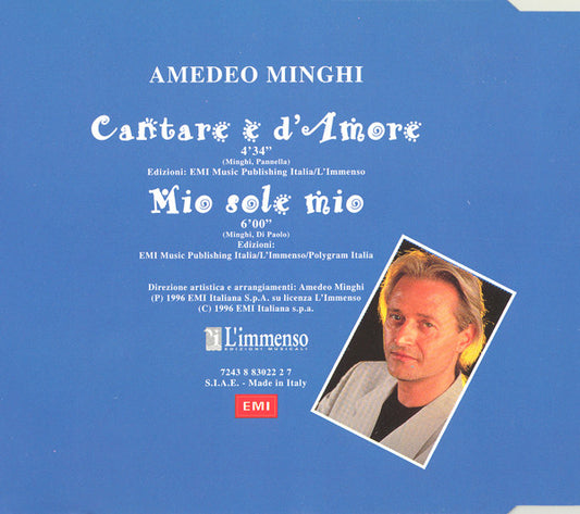 Amedeo Minghi : Cantare È D'Amore (CD, Maxi)