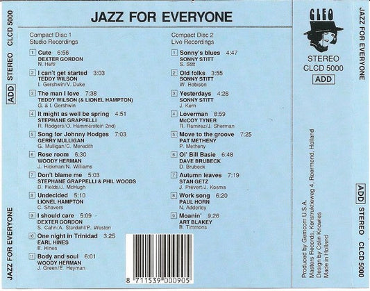 Various : Jazz For Everyone (2xCD, Comp)