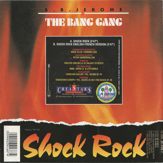 B.B. Jerome & The Bang Gang : Shock Rock (7", Single)