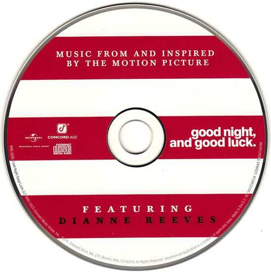 Dianne Reeves : Good Night, And Good Luck. (Music From And Inspired By The Motion Picture) (CD, Album, RE)