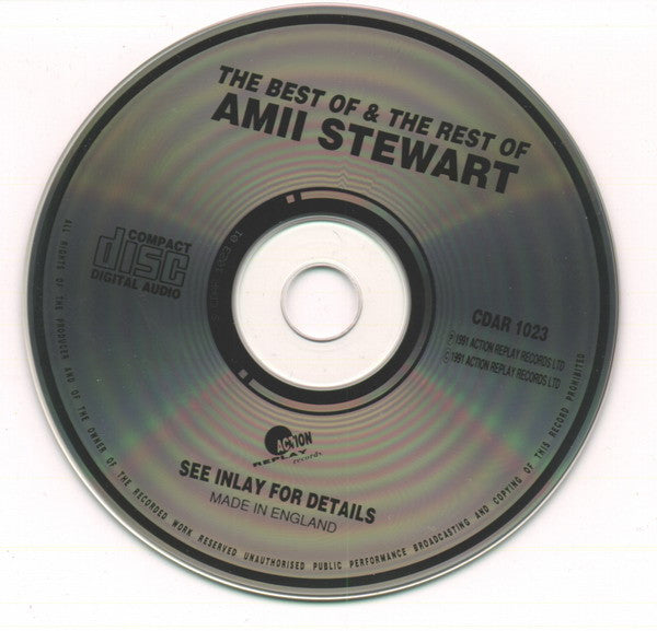 Amii Stewart : The Best Of & The Rest Of (CD, Comp)
