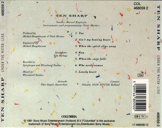 Ten Sharp : Under The Water-Line (CD, Album)