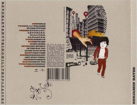Benjamin Bates : N.E.V.E.R.L.E.T.A.N.Y.T.H.I.N.G.K.I.L.L.T.H.E.P.L.E.A.S.U.R.E. (CD, Album)